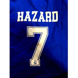 画像: 大人用 A027 レアルマドリード HAZARD*7 アザール 紺金 20 ゲームシャツ パンツ付