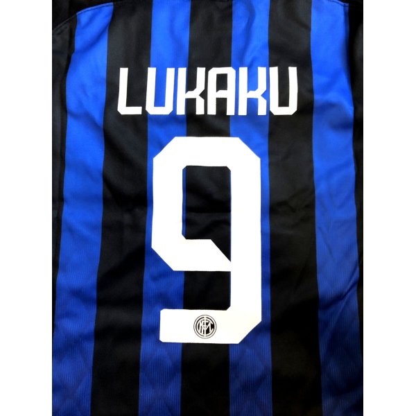 画像1: 子供用 K011 インテル LUKAKU*9 ルカク 青首白 20 (1)