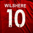 画像1: 大人用 A006 アーセナル WILSHERE*10 ウィルシャー 赤 20 ゲームシャツ パンツ付 (1)