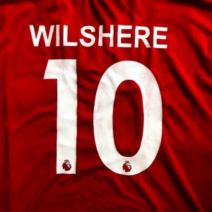 画像: 子供用 K006 アーセナル WILSHERE*10 ウィルシャー 赤 20