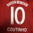 画像1: 大人用 A022 バイエルン COUTINHO*10 コウチーニョ 赤 19 ゲームシャツ パンツ付  (1)