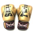 画像1: 新品 正規 TWINS 本格ボクシンググローブ PU金 /ボクシング/ムエタイ/ツインズ/グローブ (1)