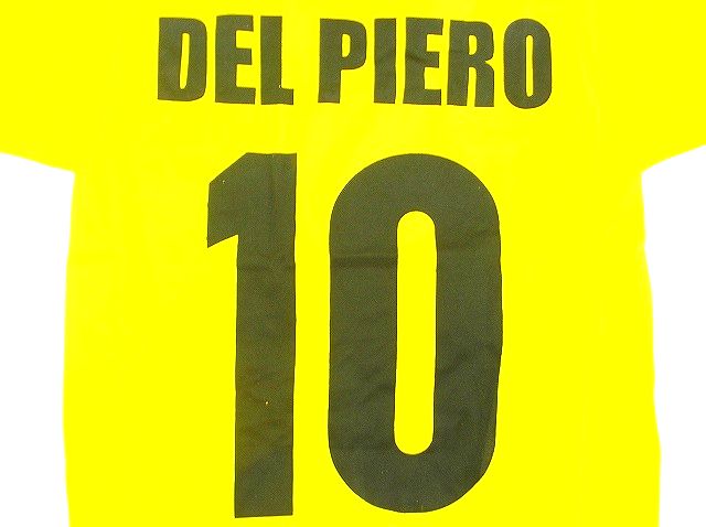 子供用 K136 ユベントスAWAY DEL PIERO*10 デルピエロ 黄 2014