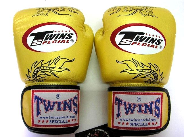 新品 正規 TWINS 本格ボクシンググローブ 龍 金 /ボクシング/ムエタイ