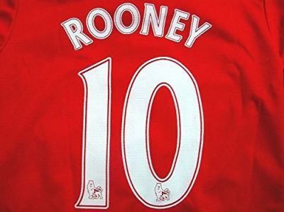 子供用 K008 マンチェスターHOME ROONEY*10 ルーニー 2014 赤AON