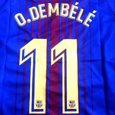 大人用 A003 バルセロナHOME O.DEMBELE*11 ウスマン デンベレ 19 青赤